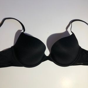 Calvin Klein Black Push Up Bra 34C